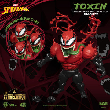 Beast Kingdom EAA-087SP Marvel Comics: Toxin Egg Attack Action Figure